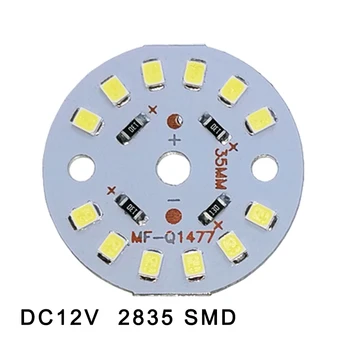 5pcs 많은 DC12V 3W 6W 9W 12W 15W 18W LED 램프 구슬 높은 전원 LED SMD2835 칩 전구 라이트 램프 스포트라이트 다운 라이트 램프