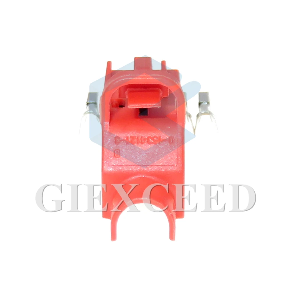 2 Sets 6 Pin Car Tire Pressure Alarm Wire Connector 1534121-3 4D0971636B Red Unsealed Wiring Harness AC Assembly Socket