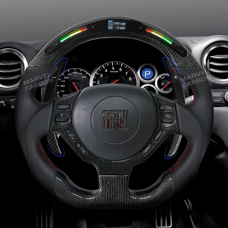 Carbon Fiber Paddle Shifter for Nissan GT-R 370Z R35 M37 M56 Q50 Q60 Q70 FX37 FX50 QX70 G37