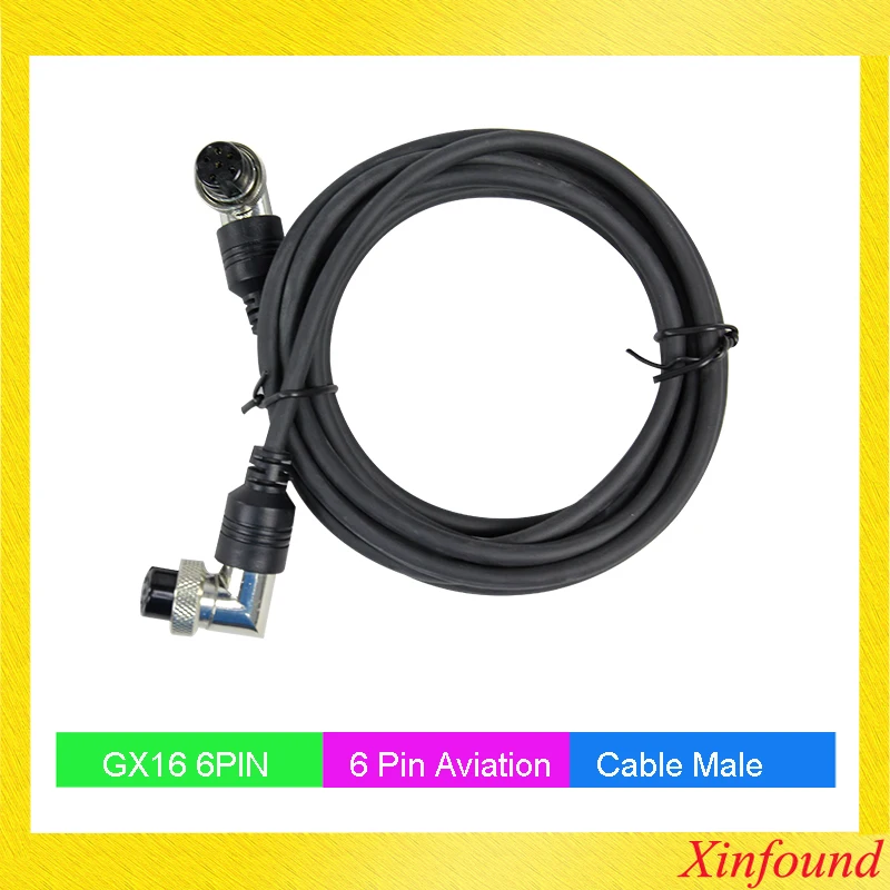 4 to 6 Pins Sewer Drain Pipe Camera Connecting Cable Replace Connection Wire 1.5m 3m Pipe Camera Video Connection Cable