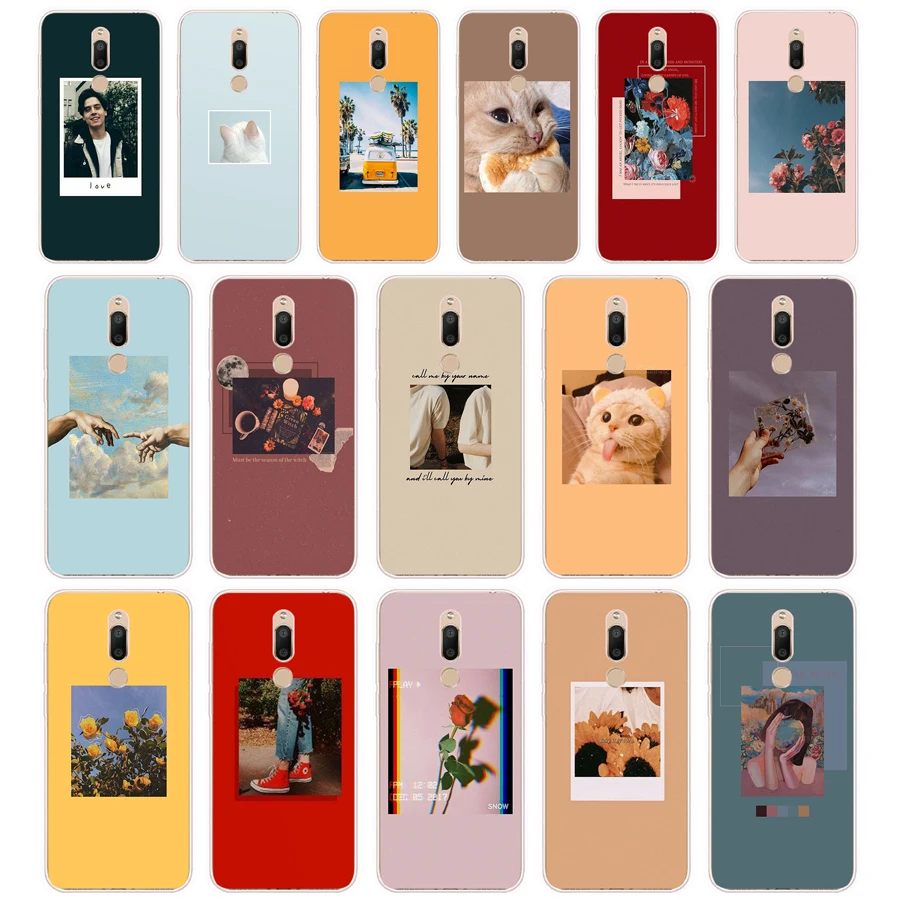 335FG Lock Screen Aesthetic gift Soft Silicone Tpu Cover phone Case for Meizu M5 M5C M5S Note M6 M6S M6T case