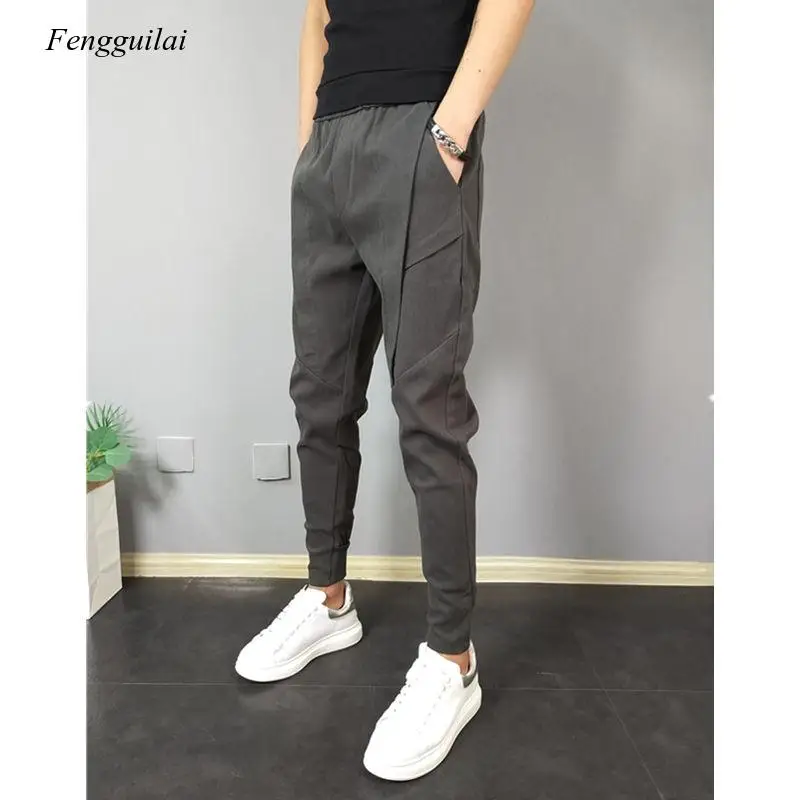 2020 Summer Hot Sales New Hip-Hop Black Men's Cargo Male Light Weight Trousers Sweatpants Streetwear Casual Mens Pants