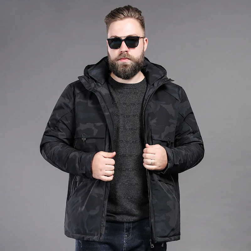 2020 neue Parka Männer Winter Jacken Baumwolle Camouflage Dicke Parkas Herren Herbst Casual Oberbekleidung Mit Kapuze Mäntel Plus Größe XL-8XL