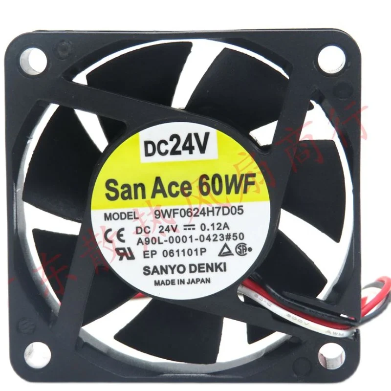 New original A90L-0001-0423#50 9WF0624H7D05 0.12A DC24V 6015 6cm FANUC system cooling fan