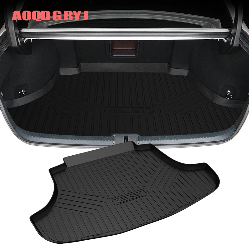 Car Styling for Lexus ES350 ES300h 2019-2020 Black TPO Waterproof Trunk Carpet Mat 1pcs