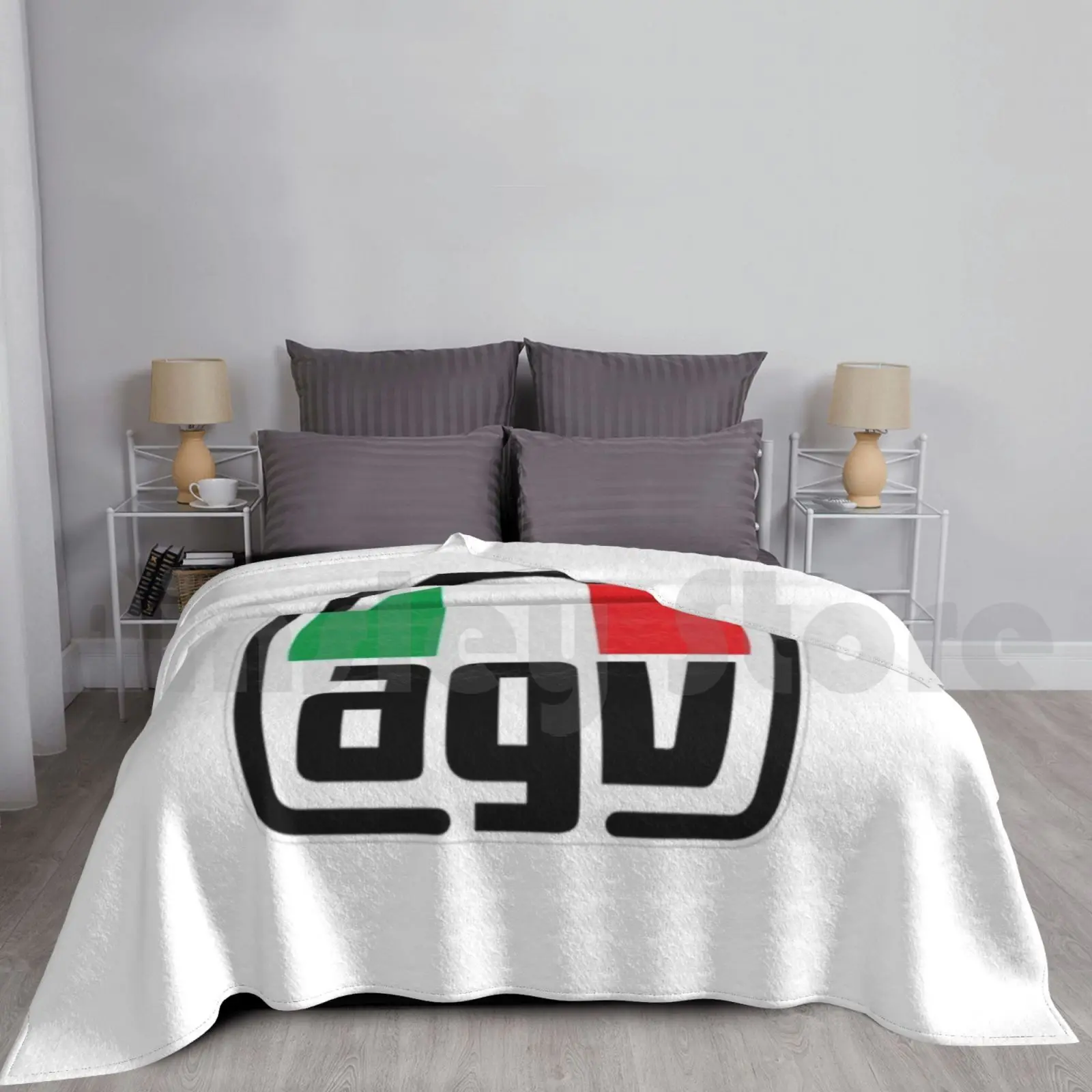 A G V Blanket Fashion Custom 57 Aoutomotive Motor Sport Moto Racer Abarth Helm