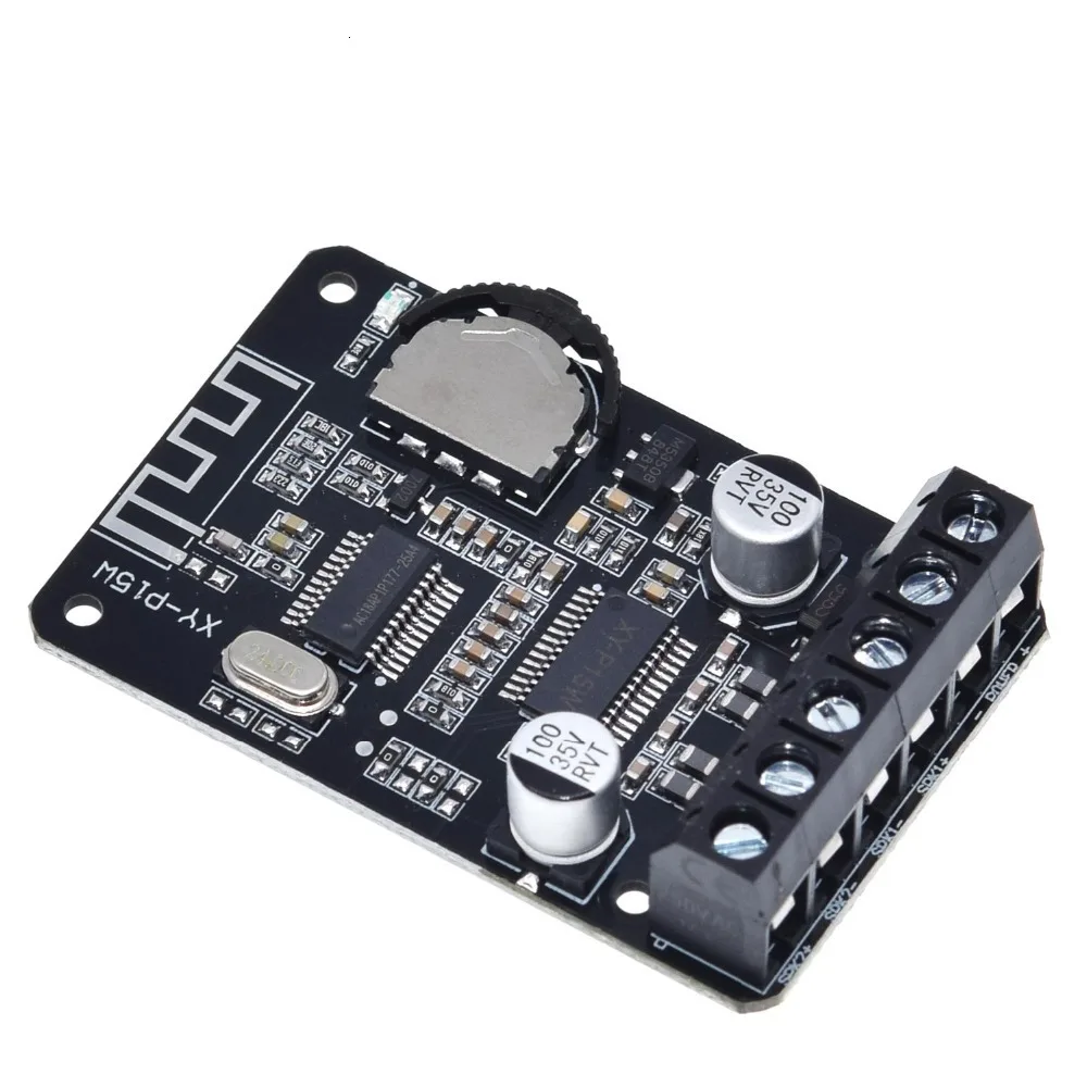 1/2/5 Stück XY-P15W 10W/15W/20W Stereo Bluetooth-5.0 Leistungsverstärker-Platine 12V/24V Hochleistungs-Verstärkermodul – Detail 8
