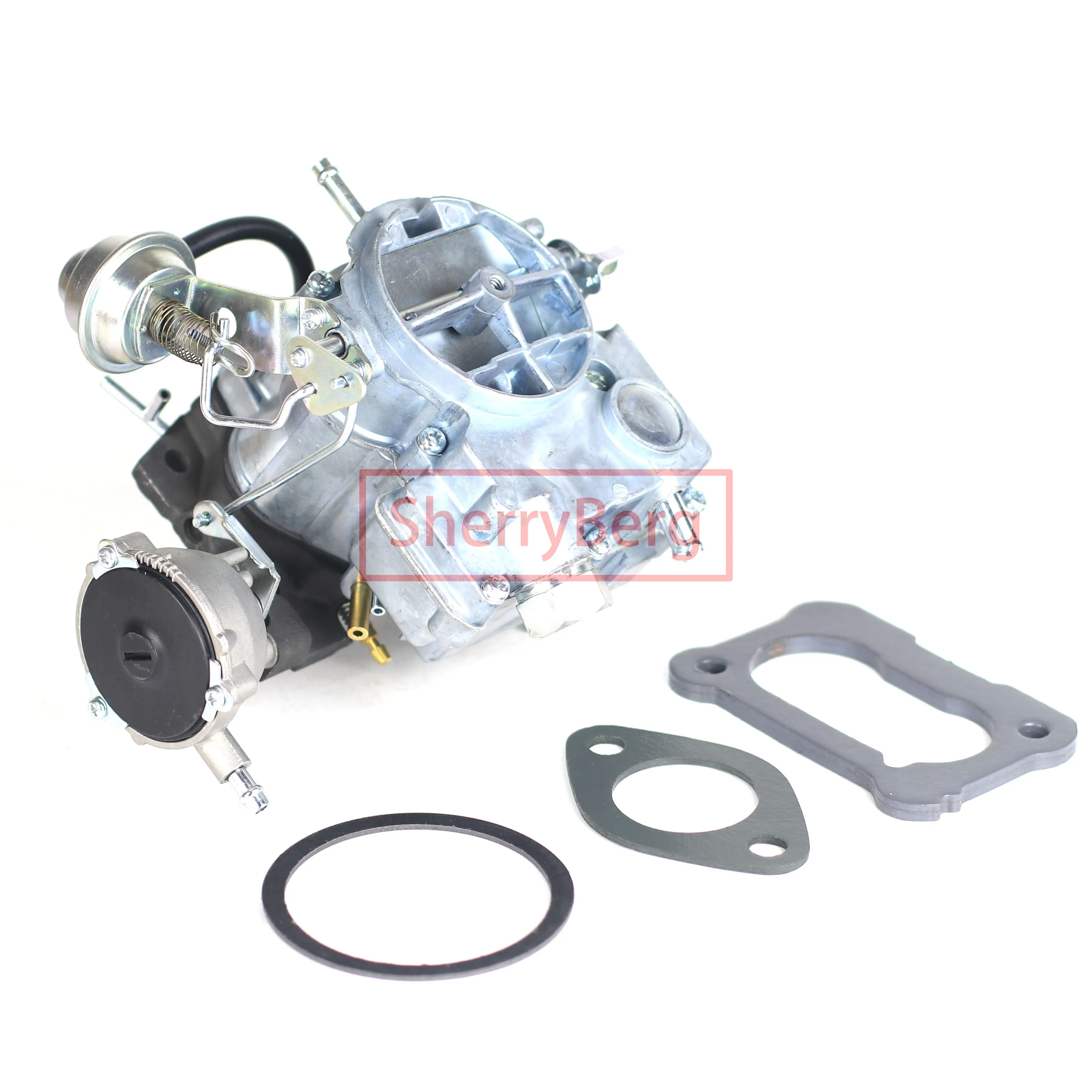 SherryBerg 炭水化物キャブレター炭水化物交換用ロチェスター海洋キャブレター V8 5.0L 305 2 バレル MERCARB MERCRUISER ELEC チョーク新