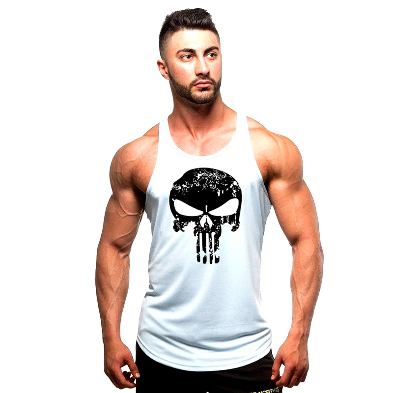 Gym Deltoid New Fashion Cotton Sleeveless Shirts Tank Top Men Fitness Shirt Singlet Bodybuilding Workout Gym Vest Fitness Men