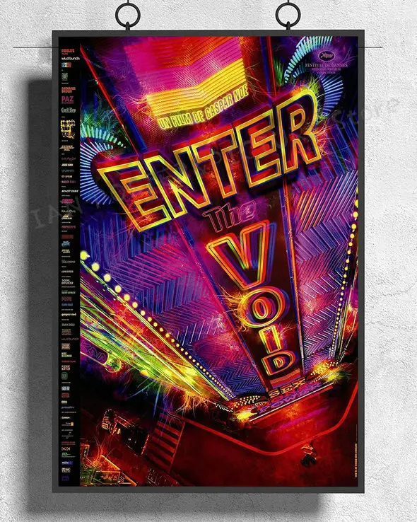 

NJ673 ENTER THE VOID Movie 2009 Gaspar Noe Wall Sticker Silk Poster Art Home Decoration