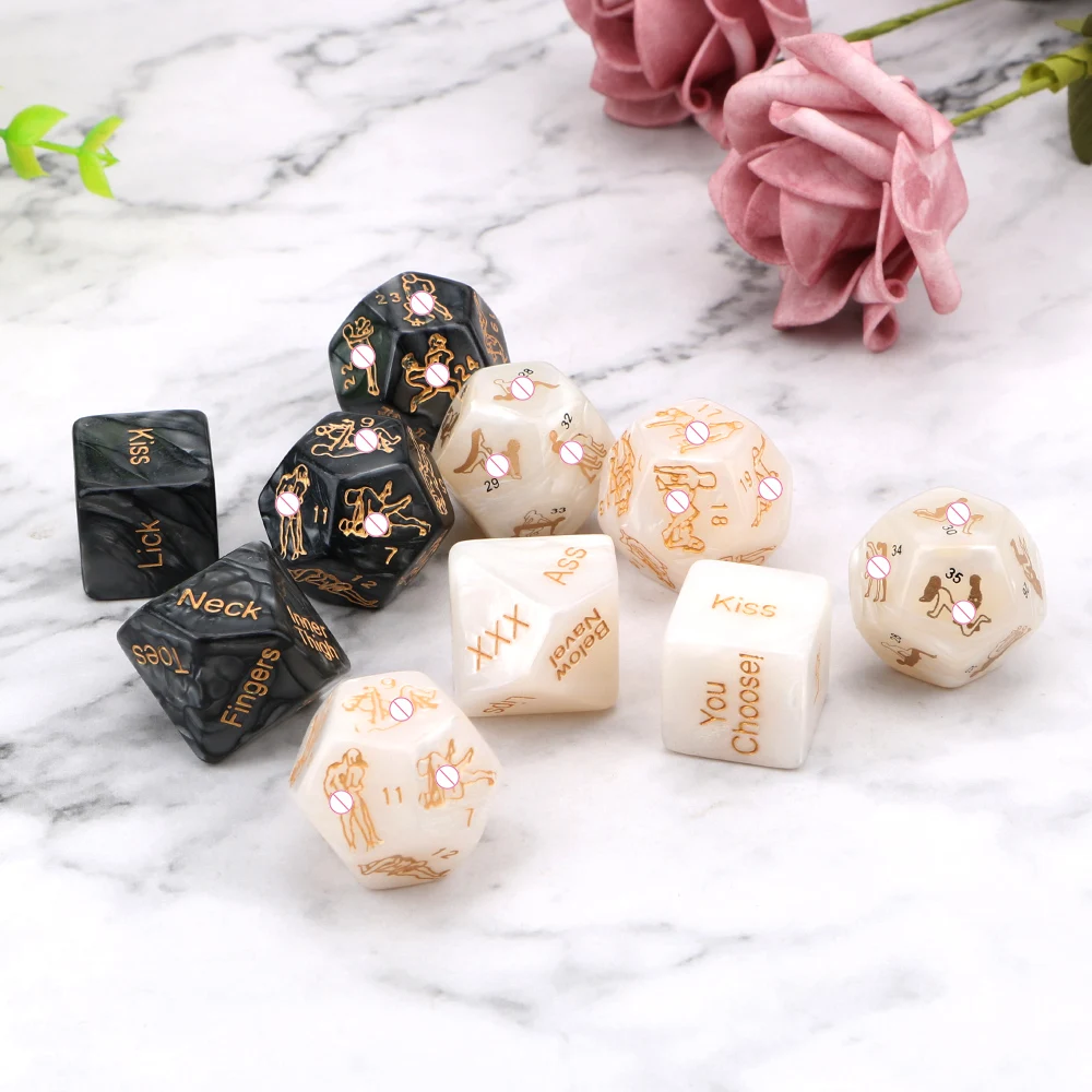 OLO 5 Pcs/Set Sex Dice Love Sexy Posture Humour Gambling Sex Erotic Products Adult Sex Toys Sex Toys for Couple