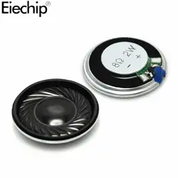 5 pz/lotto nuovo 2 W 8 Ohm altoparlanti Mini altoparlante ultrasottile corno diametro 40MM 4CM , 8 Ohm 2 Watt altoparlante per Arduino