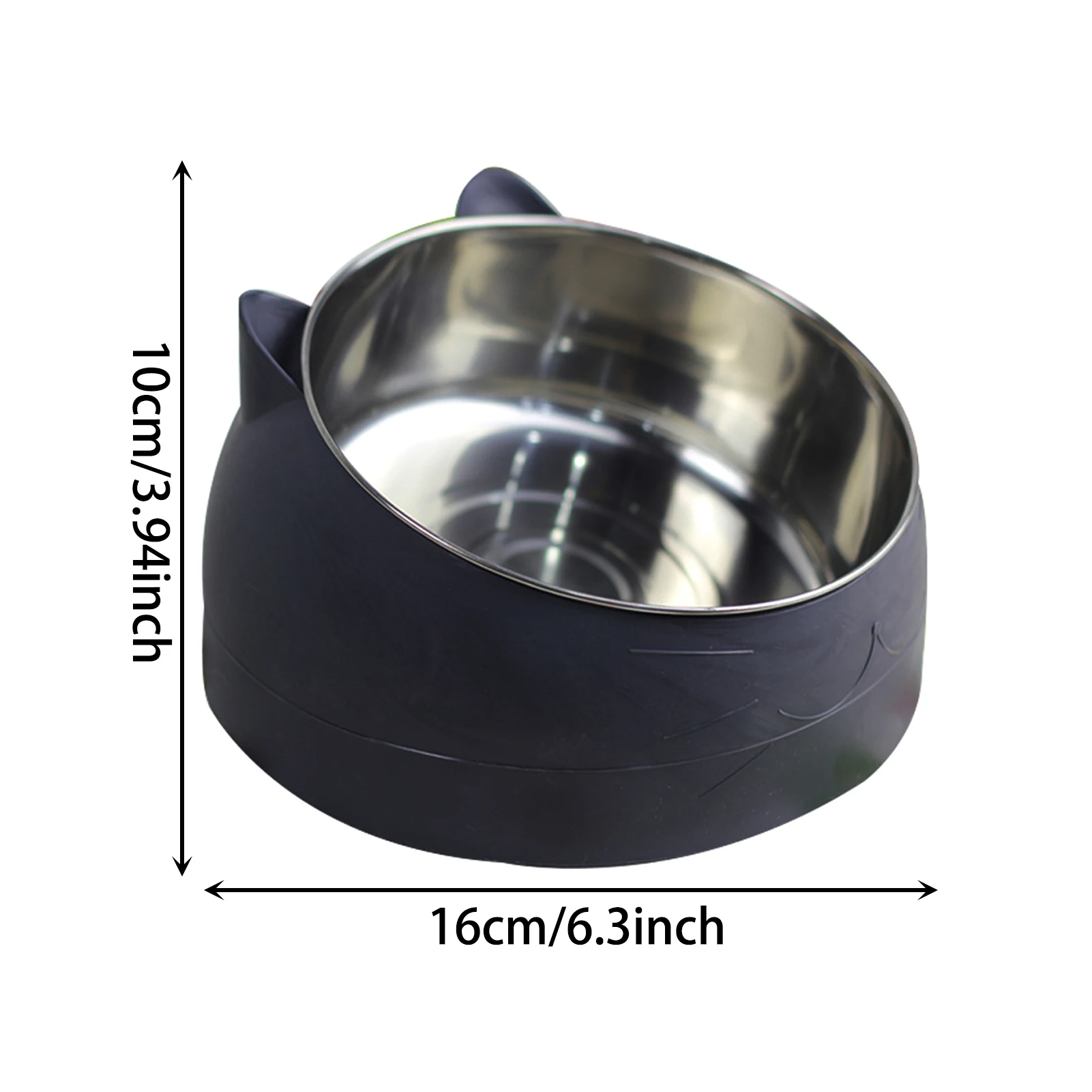 Heat Pet Bowl Temperature-controllable Dog Water Dispenser 304 Stainless Steel Pet Feeder Dish For Puppy Cat Ect