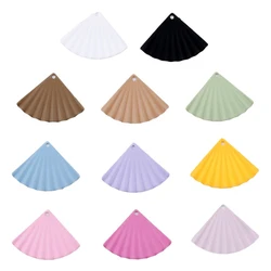 20 pieces of environmentally friendly pure copper paint accessories 14.5*19.5mm wave shell pendant handmade earrings pendant