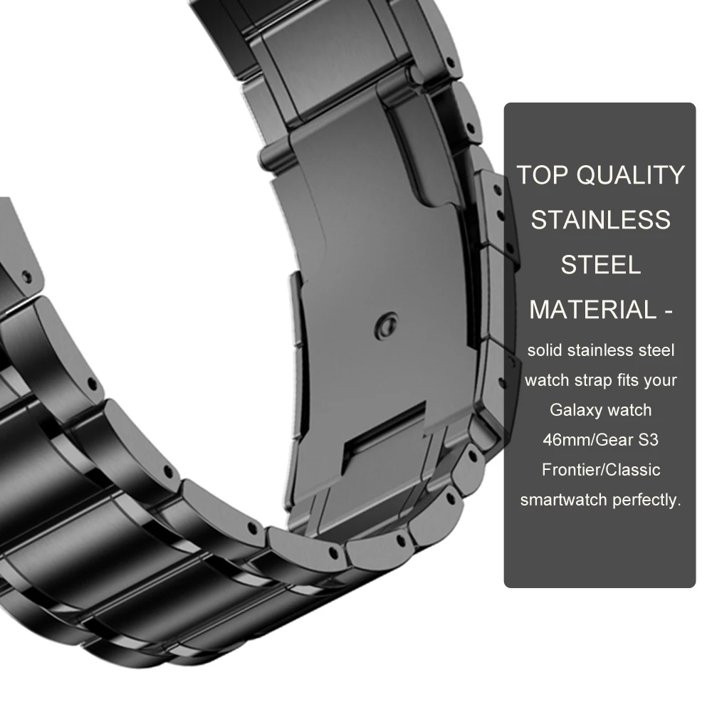 no Gaps Strap for samsung galaxy watch 46mm Gear S3 Frontier band correa for samsung Gear S3 Classic watchband pulseira bracelet