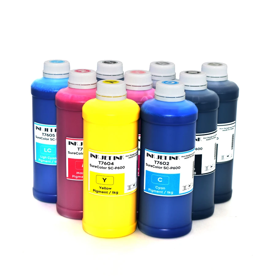 

9Color 1000ml T5961 T6361 Waterproof Pigment Ink for Epson Stylus Pro 7890 9890 7908 9908 Printers