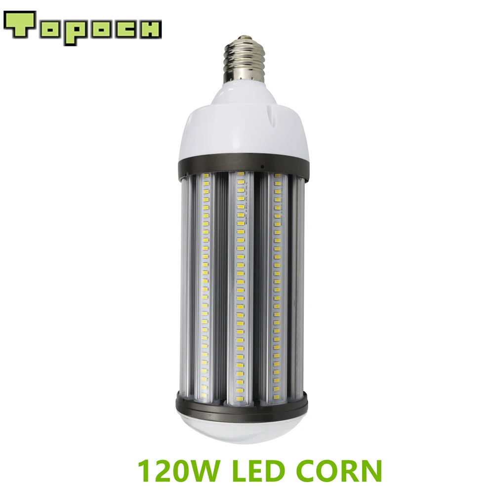 Topoch LED Bulb Corn Light 80W 100W 120W 120LM/W UL CE Listed 250W-400W MHL/HPS Replacement Mogul Base IP64 Large Area Lighting