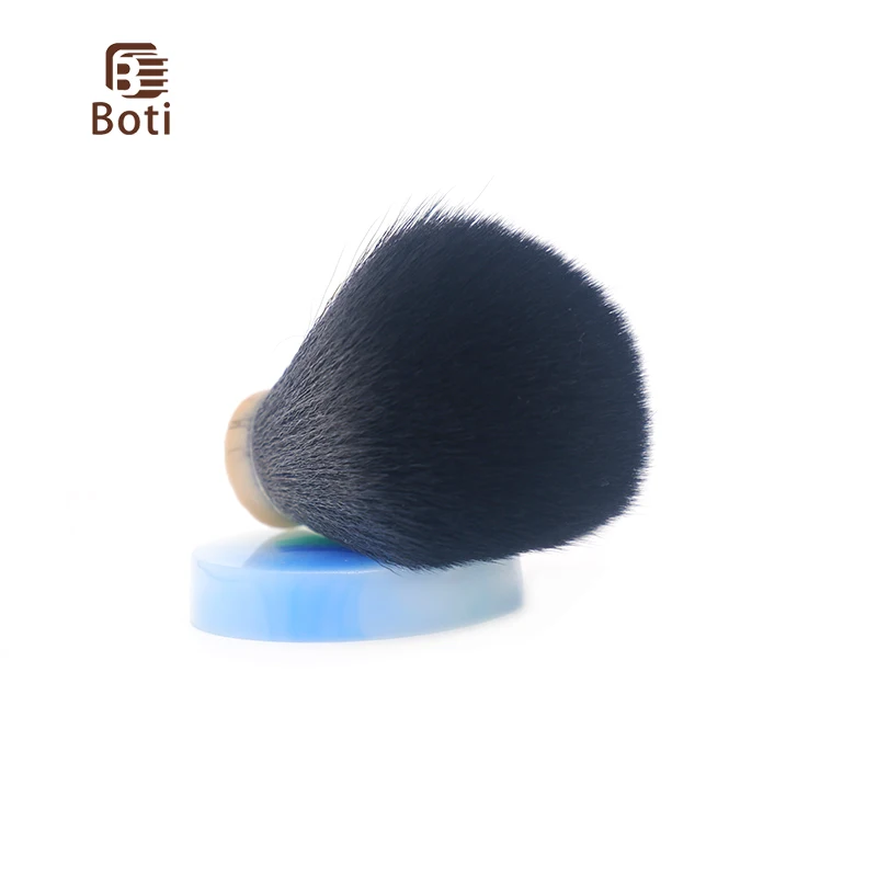 Boti Brush-Black Synthetic Hair Knots Bulb Type Daily Exclusive Beard Care Tool Handmade Beard Shaping Kit