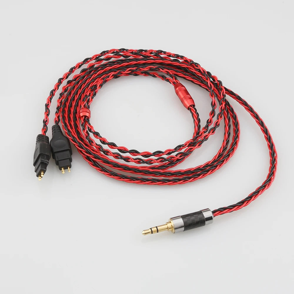 3.5mm 4.4mm XLR 4Pin balanced HIFI Upgrade Headphone Cable for HD650/HD565/HD580/HD600/HD660S/HD25 Headphones