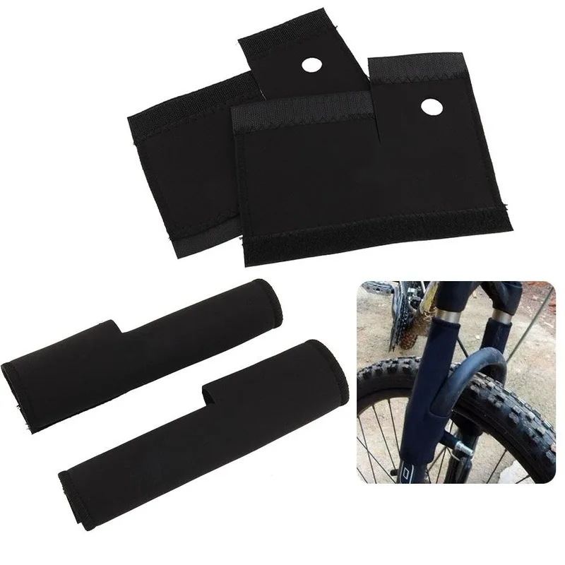 2pcs bicycle protective cover front fork paste mountain bike Bicycle accessories pole clothes