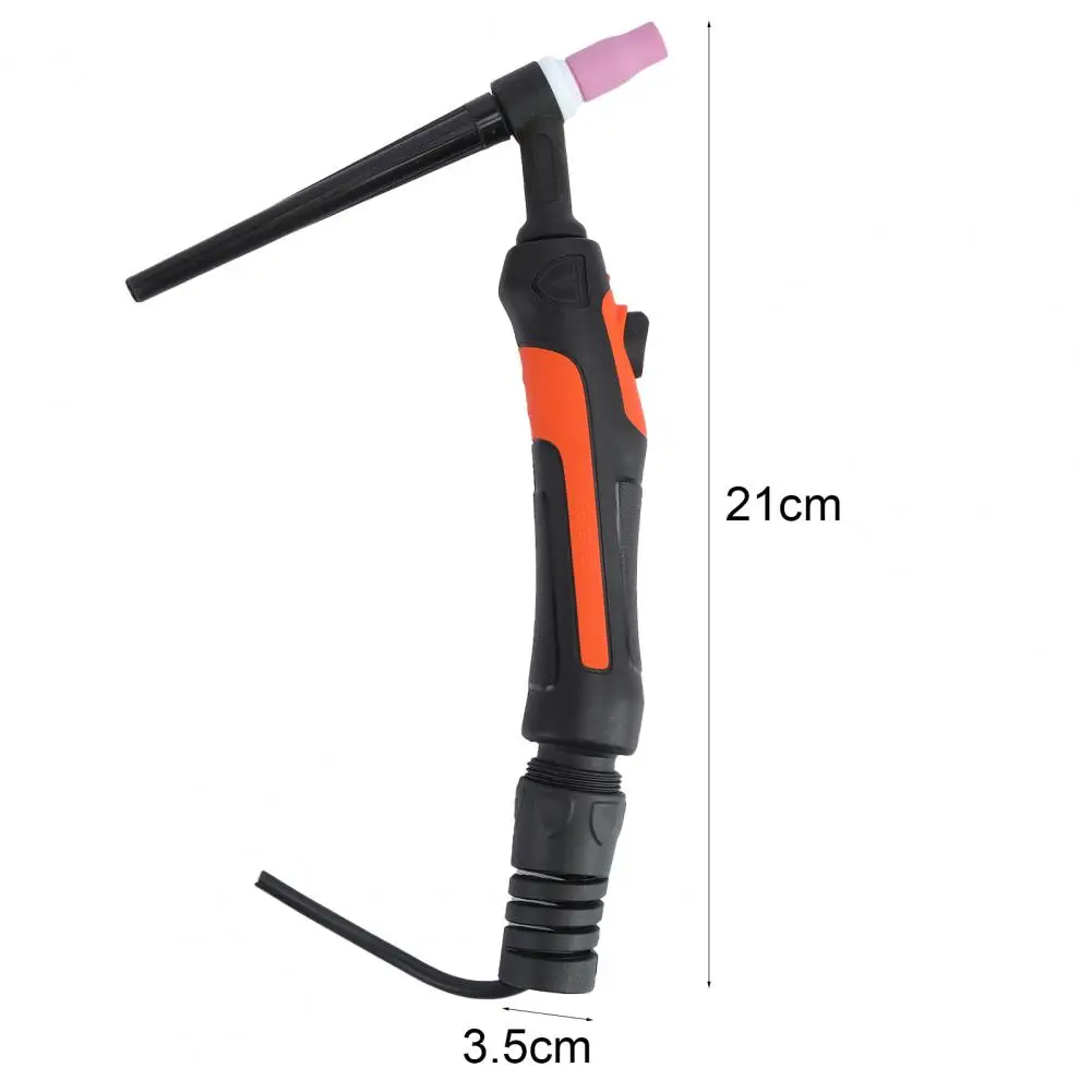 Ergonomic TIG Welding Torch Set Compact Lightweight Flexible Head Torch Replacement with Ceramic Nozzle for TIG-9F/TIG-9VF