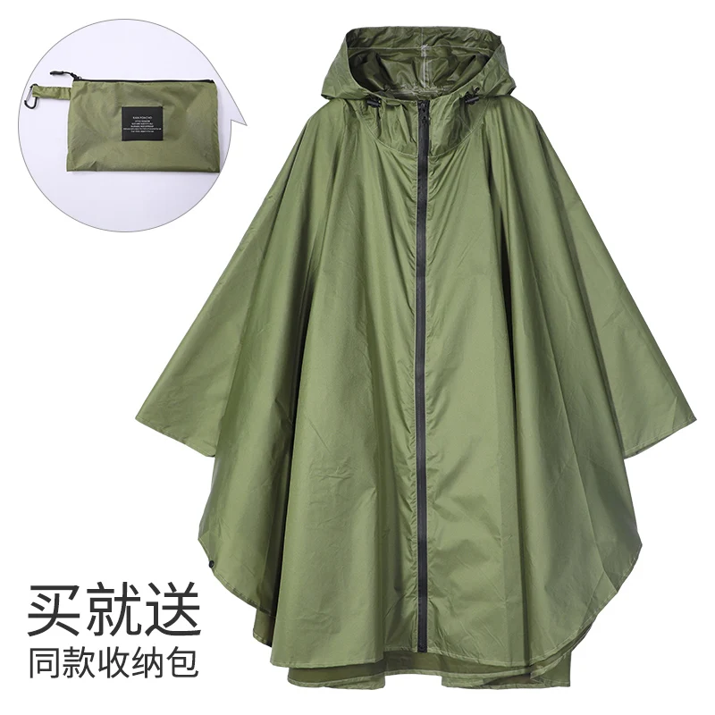 Outdoor Military Waterproof Raincoat Green Rain Coat Men Raincoat Women Awning From  Rain Motorcycle Rain Poncho Picnic Mat