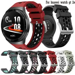 Correa de silicona deportiva para reloj Huawei GT 2e, repuesto de pulsera, 22mm