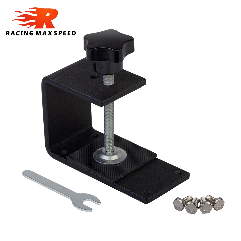 Black Stainless Steel SIM Racing Game USB Handbrake Holder Fixed Plate Or Bracket For Hand Brake