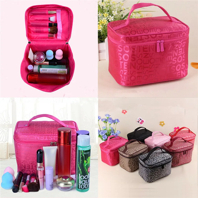 5 colors New Women Makeup Bag Cosmetic Bags Women Ladies Beauty Case Cosmetics Organizer Toiletry Bag Travel Wash Pouch