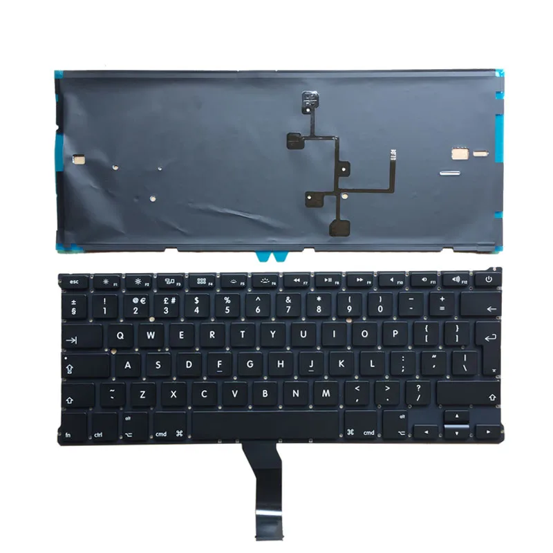 

NEW UK Keyboard For Macbook Air 13" A1466 A1369 with backlight Laptop keyboard MD231 MD232 MC503 MC504 2011-15 Years