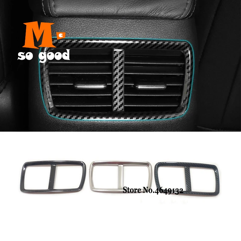 

1pcs For Hyundai Sonata 2020 2021 Stainless steel Car Rear Back Tail Air Conditioner Outlet AC Vent Decoration Accessories