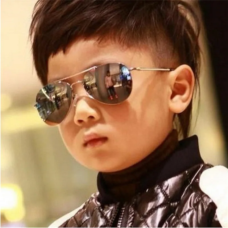 new fashion Sunglasses baby kids Pilot sun glasses metal frame goggles sunglasses for boys girls children