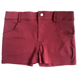 Pantalones casuales para pantalones cortos ajustados de lino de vaquero, pantalones cortos ajustados de estilo elástico, calzoncillos bóxer de pie recto pequeño, moda de verano