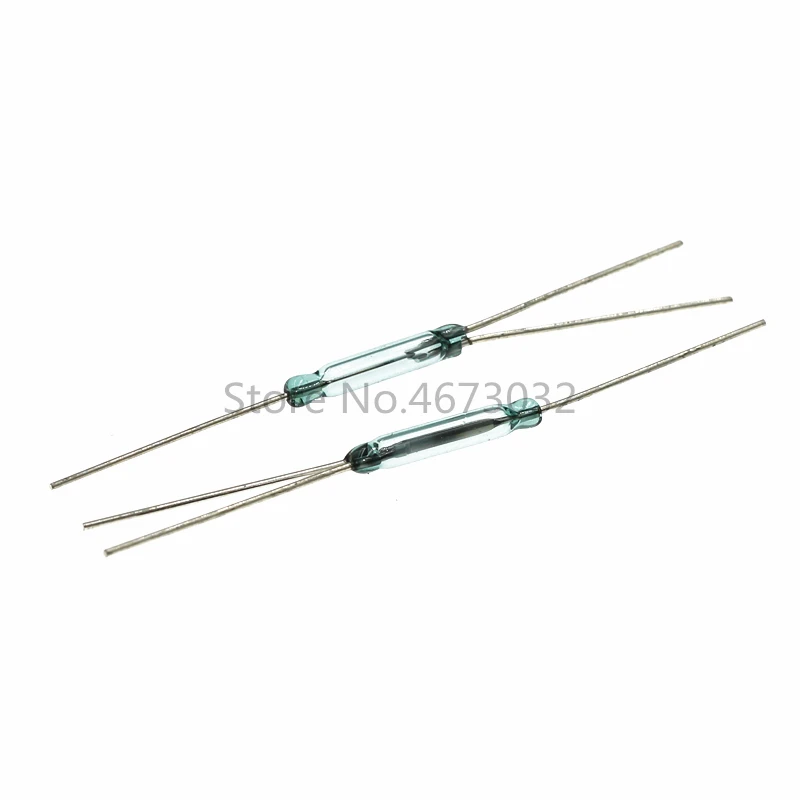 5pcs Reed Switch 3 pin 2.5X14MM Magnetic Switch Normally Open and Normally Closed Conversion