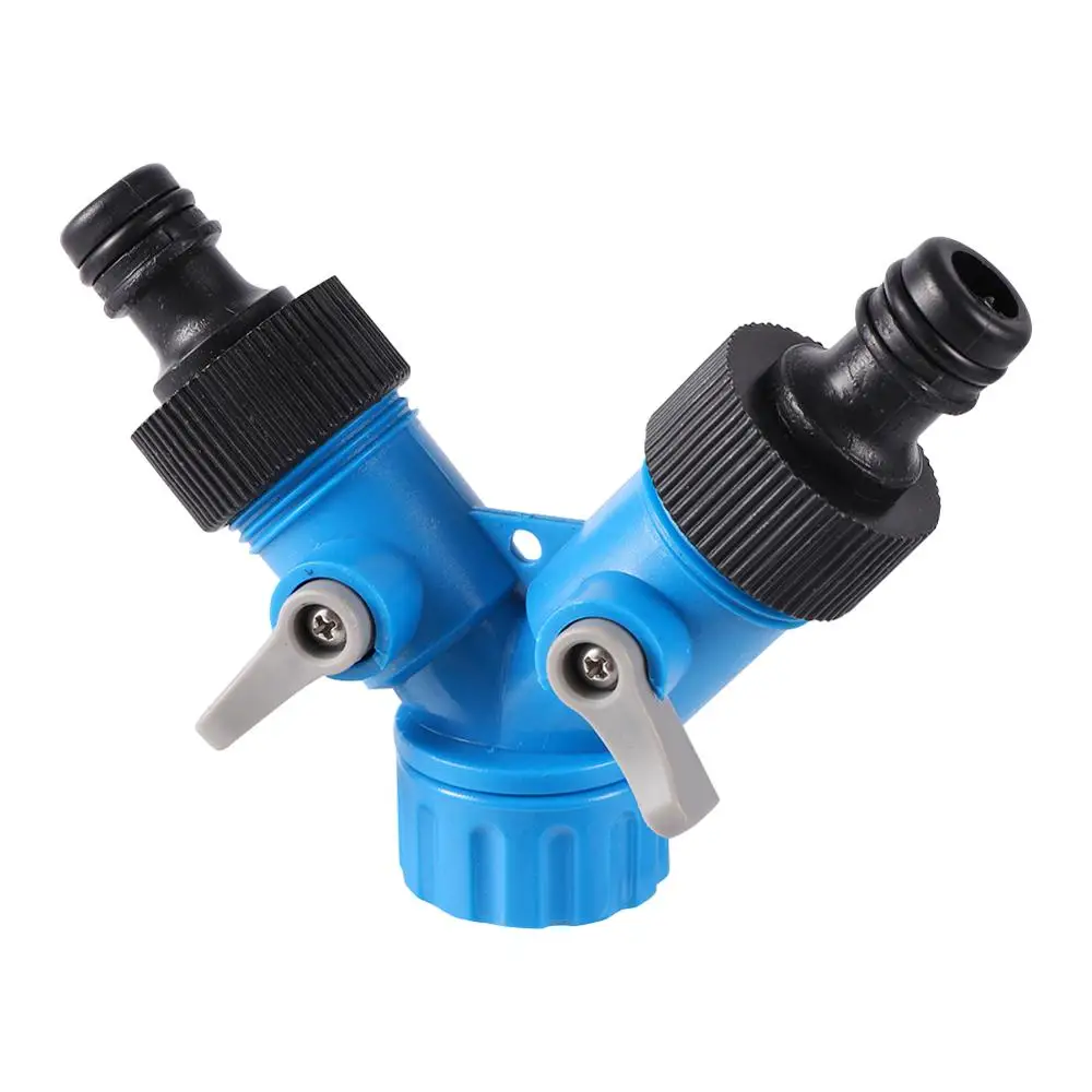 

3/4'' Female Thread Shunt Valve Y-Shaped Quick Connector Agriculture Hose Fittings Water Splitter Car Washing Water Controller