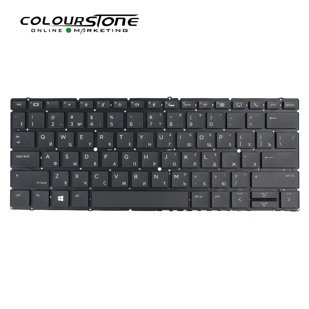 Laptop RU Backlit keyboard For HP EliteBook x360 830 G5 830 G6  Notbook Russian Keyboard No Frame