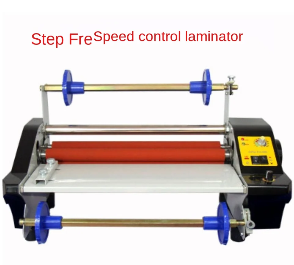 1pc CNC stepless speed modulation FM360T Hot&Cold Laminator hot mounted stickers cold mounted photo lamination film 3-4 minutes