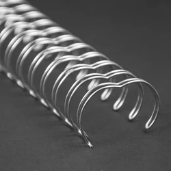 8PCS/LOT ReadStar Silver Color A4 3:1/2:1 Pitch 6.4-44.4mm OY Double Loop Wire Calendar Binding Comb Coil Ringtar