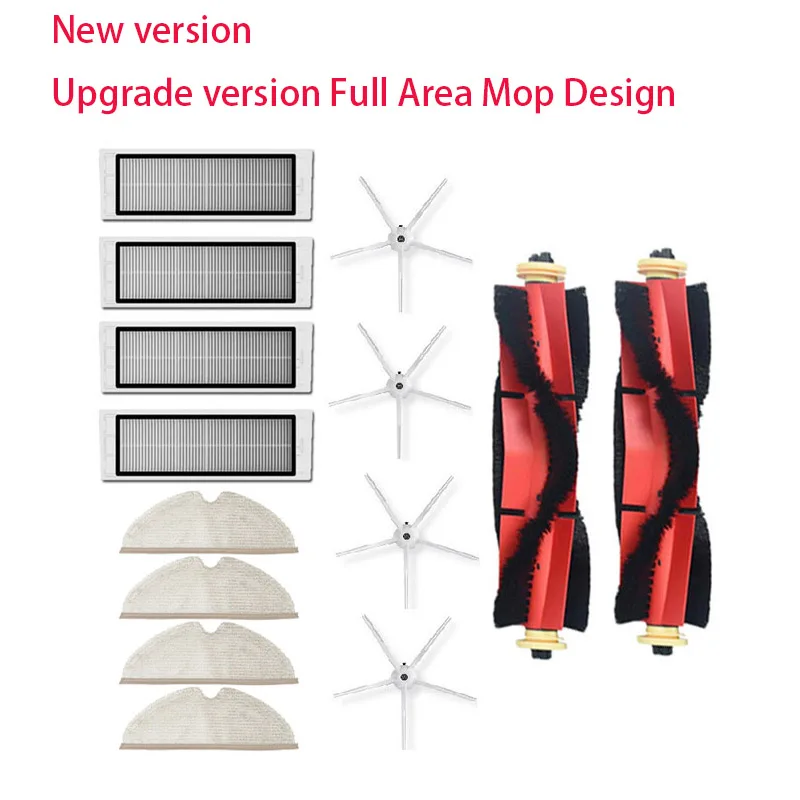 عالية الجودة القابلة للإزالة الرئيسية فرشاة قابل للغسل فلتر HEPA ل شاومي Roborock S6 S60 S65 S5 ماكس T6 Tanos تنظيف القماش قطع الغيار