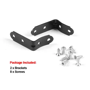 Para Audi A4 S4 RS4 B6 B7 8E Caixa de Luva Kit de Reparação 2001-2008 2 pc Preto 8 principais vendas colunas audi a4 b7 - №2