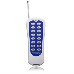 433Mhz RF Wireless Remote Control Switch Transmitter With 16 Button Hall Bedroom Ceiling Wall Light