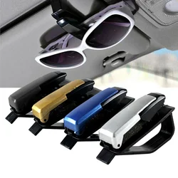 Universal Car Auto Sun Visor Glasses Box Sunglasses Clip Card Ticket Holder Fastener Pen Case Eyeglasses Car Accessories