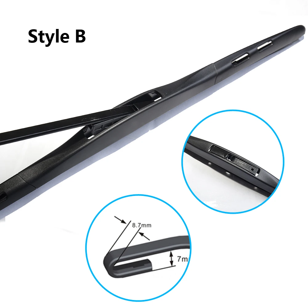 Car Wiper Blades for Ford Fusion 2002~2012 Europe Model 2003 2006 2011 Front Window Windscreen Windshield Wipers Car Accessories