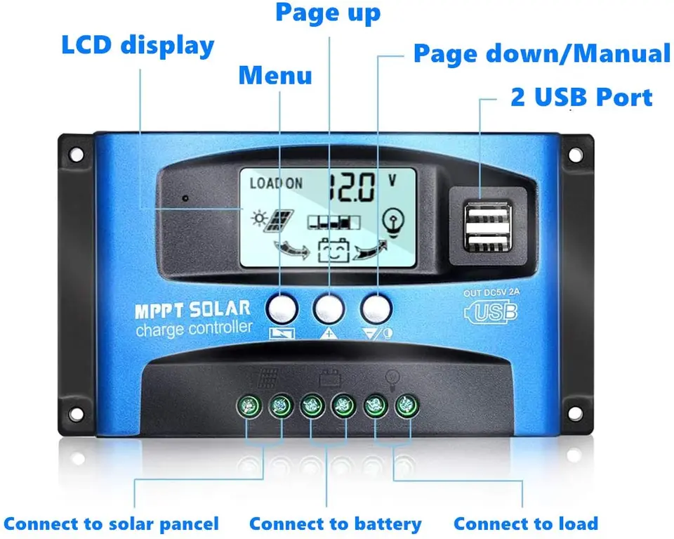 MPPT Laadregelaar 20A 12V / 24 Volt Professionele Industriële Kwaliteit MPPT Laadregelaar 20A 12V / 24 Volt Professionele Industriële Kwaliteit