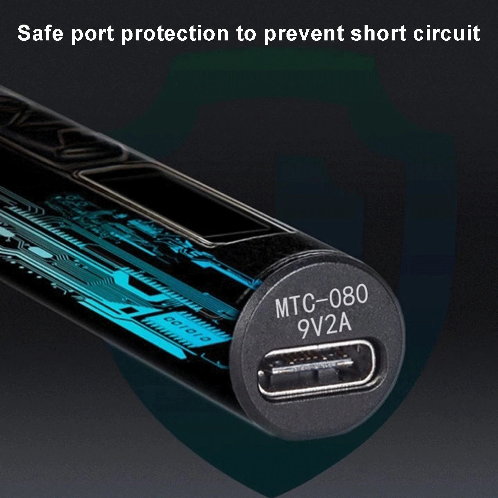 Mini saldatore elettrico USB Temperatura regolabile Strumento di saldatura LCD digitale Manutenzione esterna portatile Penna a riscaldamento rapido
