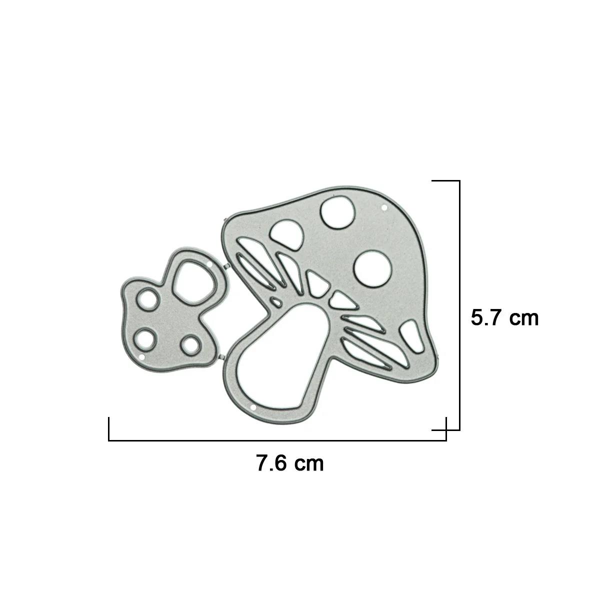 Mushroom Pattern Metal Cutting Die Stencil For Scrapbooking DIY Clip Art Paper Card Photo Album Decorating Cutter Stencil Mold