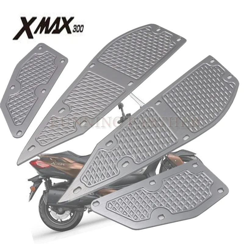 

Foot Pegs plate For Yamaha XMAX X-MAX 250 300 Footrest Step pads Motorcycle Accessories High Quality 100% Brand New