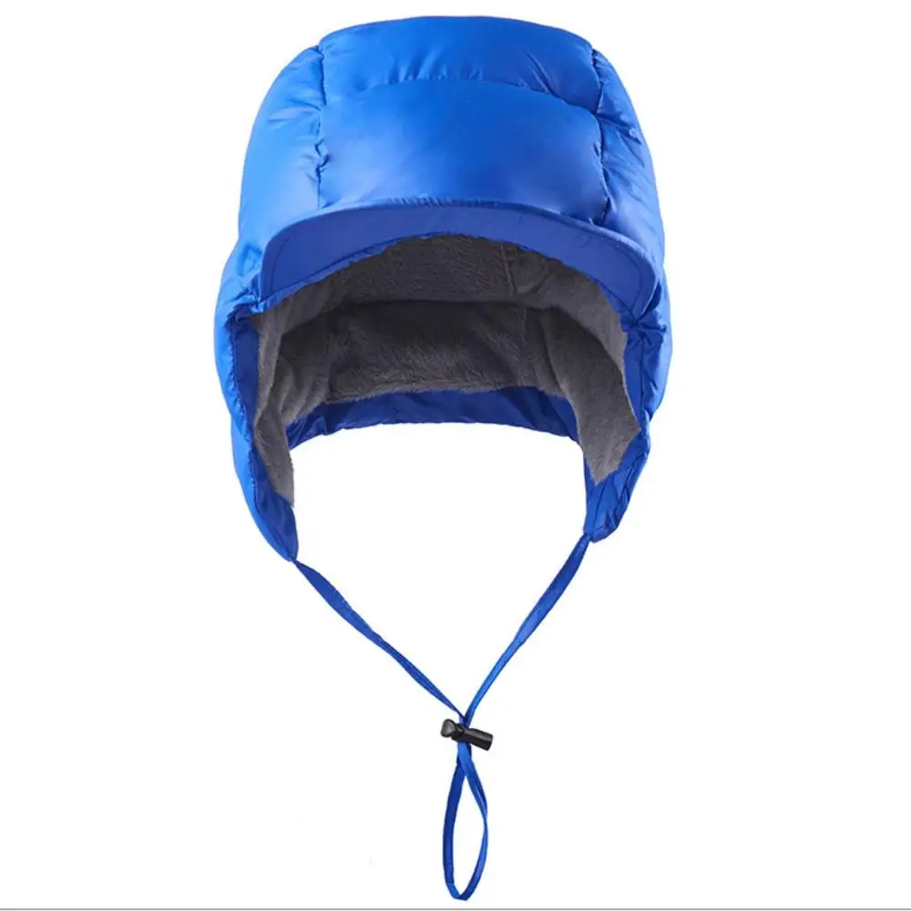 RIMIX Warm Down Hat With Ear Flaps Outdoor Sport Cap Winter  Windproof Comfortable Antifreeze For Skiing Climbing Hiking