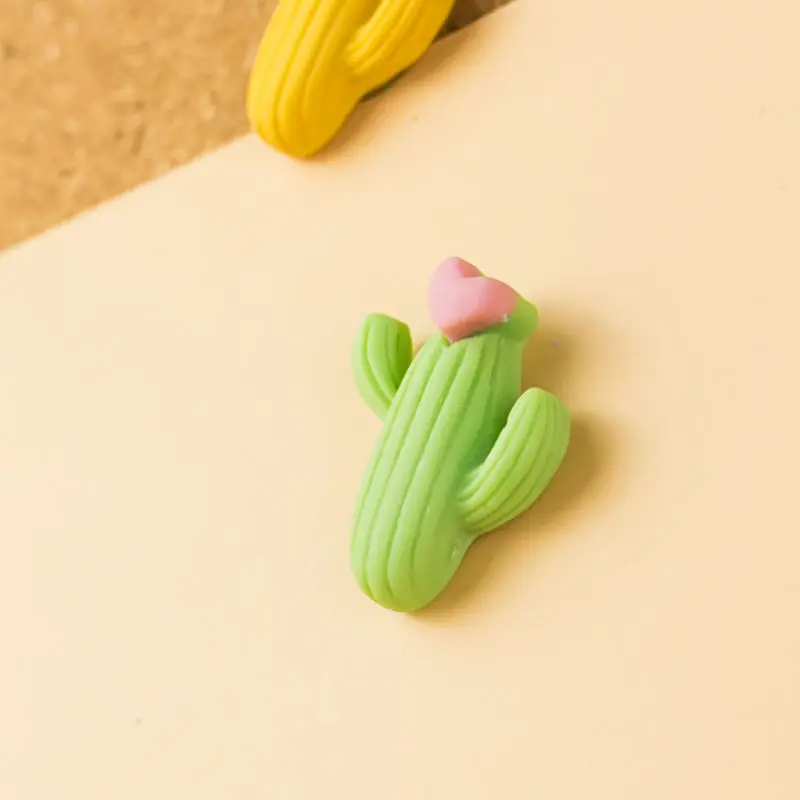 10 pçs o cactus empurrar pinos polegar thumbtack placa pinos desenho foto parede studs material da escola de escritório