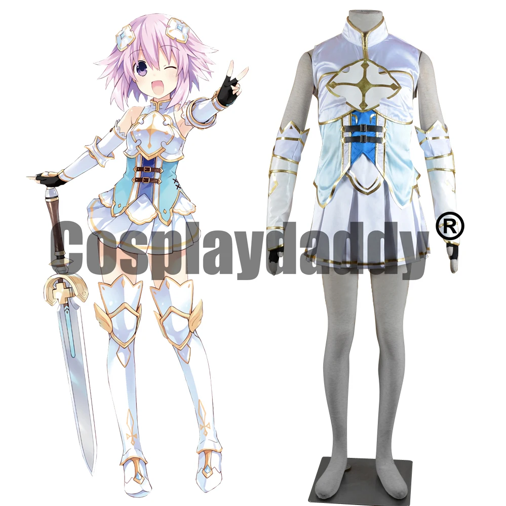 

Cyberdimension Neptunia: 4 Goddesses Online Planeptune Chosen One Neptune Purple Heart Outfit Dress Game Cosplay Costume F006